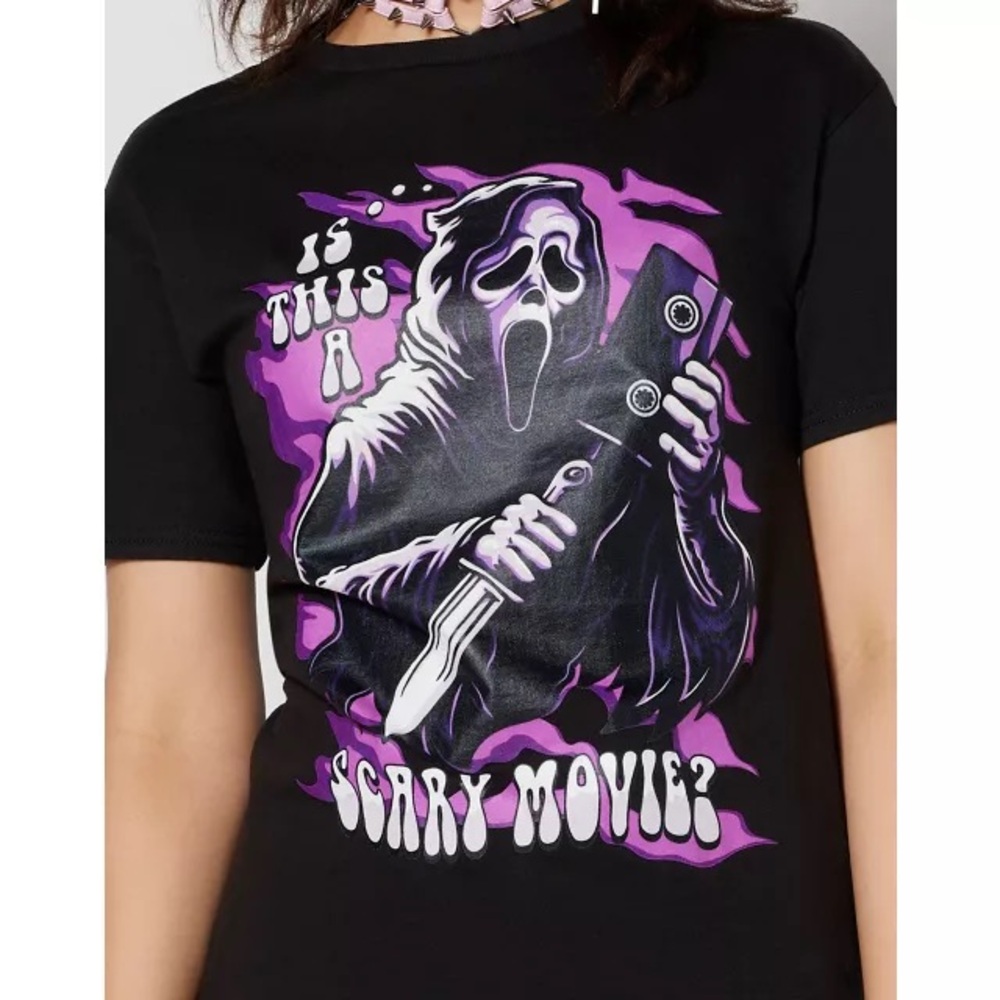 Scary Movie Ghost Face T Shirt-SPENCER’S